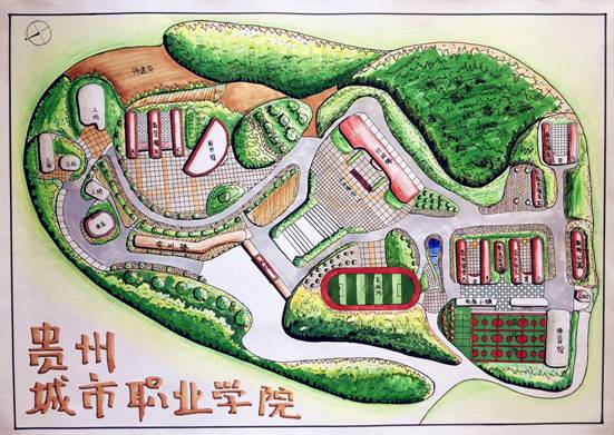 陆路 绿色校园地图